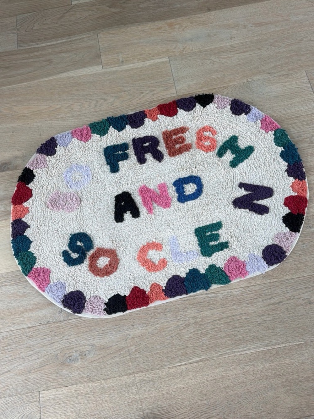 Furbish studio Home Accents 'Fresh and Sole' Multicolor Tufted Doormat